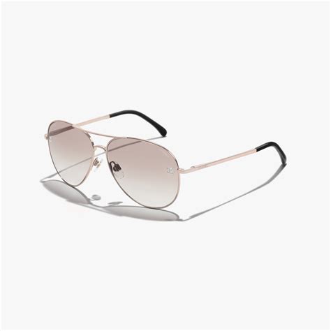 chanel sunglasses pink gradient|CHANEL Sunglasses: Pilot Sunglasses, titanium & calfskin — .